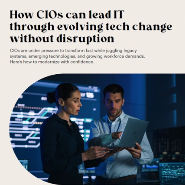 CIOs can lead without disruption cover 